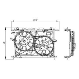 BDY-TO3115157, Body Parts Replacement Electric Cooling Fans for 2009-2010 COROLLA, 2009-2013 MATRIX - TO3115157 in UAE, Dubai. Condition - new. Price 620 AED. Photo, seller contacts | AUTO.AE