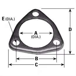 APH-9146, AP 3-Bolt 2.625 Inch Exhaust Flange 9146 в ОАЭ, Дубай. Состояние - новое. Цена 70 AED. Фото, контакты продавца | AUTO.AE