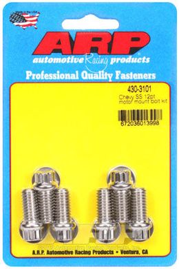 430-3101, ARP 430-3101 Motor Mount Bolt Kit for Chevrolet V6 & V8 mount to block. 12pt в ОАЭ, Дубай. Состояние - новое. Цена 210 AED. Фото, контакты продавца | AUTO.AE