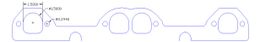 FOG-7115S, Flatout Gaskets Header Gaskets 7115S في الإمارات, دبي. Condition - new. Price 240 AED. Photo, seller contacts | AUTO.AE
