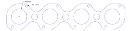 FOG-7400S, Flatout Gaskets Header Gaskets 7400S في الإمارات, دبي. Condition - new. Price 240 AED. Photo, seller contacts | AUTO.AE