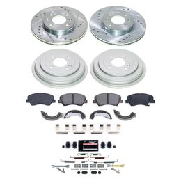 PWR-K15494DK, PowerStop Z23 Evolution Sport Disc and Drum Brake Upgrade Kits for 2013-2017 ACCENT - K15494DK في الإمارات, دبي. Condition - new. Price 1,440 AED. Photo, seller contacts | AUTO.AE