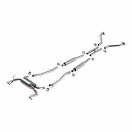 140958, BORLA 140958 Cat-Back Exhaust 2.25", S-Type II (4.5" Bright Chrome Tips) for NISSAN 350Z 3.5L 2003-2008 في الإمارات, دبي. Condition - new. Price 8,890 AED. Photo, seller contacts | AUTO.AE