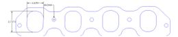 FOG-8393, Flatout Gaskets Intake Gaskets 8393 в ОАЭ, Дубай. Состояние - новое. Цена 150 AED. Фото, контакты продавца | AUTO.AE