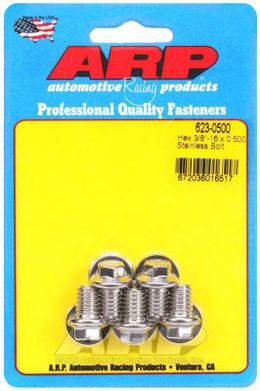623-0500, ARP 623-0500 SAE Bolt Kit 3/8-16 x 0.500 hex SS bolts في الإمارات, دبي. Condition - new. Price 190 AED. Photo, seller contacts | AUTO.AE