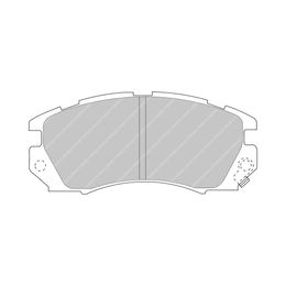 FCP948H, FERODO FCP948H Front Brake Pads DS2500 for SUBARU Impreza 2.0 16V (GC8) in UAE, Dubai. Condition - new. Price 980 AED. Photo, seller contacts | AUTO.AE