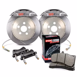 87.160.0047.R1, STOPTECH 87.160.0047.R1 BMW 1M (E82) 11-13 Rear Trophy Race Big Brake Kit Aero-Vane STR-40 355 x 32mm 5x120,0 Slotted 4-Pot Anodized في الإمارات, دبي. Condition - new. Price 20,390 AED. Photo, seller contacts | AUTO.AE