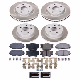 PWR-SC4100, PowerStop Z17 Evolution Plus Semi-Coated Rotor Brake Kits for 2010-2012 HS250H, 2006-2018 RAV4 - SC4100 в ОАЭ, Дубай. Состояние - новое. Цена 1 230 AED. Фото, контакты продавца | AUTO.AE