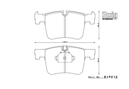 EIP212CCRg, ENDLESS EIP212CCRg Front brake pads BMW F30/F31 في الإمارات, دبي. Condition - new. Price 1,270 AED. Photo, seller contacts | AUTO.AE