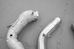 DZMR-W213E63-HS heatshield downpipe for Mercedes-AMG E63 (W213) in UAE, Dubai. Condition - new. Price 6,600 AED. Photo, seller contacts | AUTO.AE