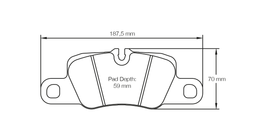 4909-RSL29, PAGID 4909-RSL29 Rear brake pads RSL29 PORSCHE 991.2 3.0 Carrera GTS / 992 3.0 Carrera 4S [iron brakes] in UAE, Dubai. Condition - new. Price 2,250 AED. Photo, seller contacts | AUTO.AE