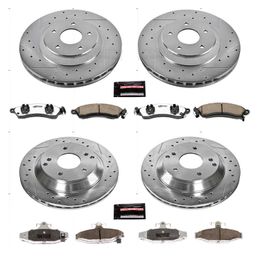 PWR-K1528-26, PowerStop Z26 Street Warrior Brake Upgrade Kits for 1988-1996 CORVETTE - K1528-26 в ОАЭ, Дубай. Состояние - новое. Цена 2 510 AED. Фото, контакты продавца | AUTO.AE