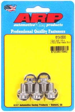 613-0500, ARP 613-0500 SAE Bolt Kit 3/8-16 x 0.500 12pt SS bolts в ОАЭ, Дубай. Состояние - новое. Цена 190 AED. Фото, контакты продавца | AUTO.AE