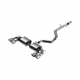 141029SB, BORLA 141029SB Cat-Back Exhaust 3", 2.50", S-Type (4.5" Brushed Stainless Tips) for VW Golf R (Mk8) 2022-2025 in UAE, Dubai. Condition - new. Price 11,190 AED. Photo, seller contacts | AUTO.AE