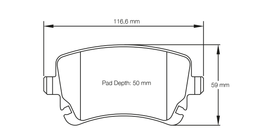 8039-RSC1, PAGID 8039-RSC1 Rear brake pads RSC1 AUDI RS5 (8TR) / RS6 (C7) / S5 (disc Ø 345 mm) в ОАЭ, Дубай. Состояние - новое. Цена 1 760 AED. Фото, контакты продавца | AUTO.AE