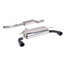 SSXVW690, MILLTEK SSXVW690 Cat-Back Exhaust, 2.5" (Cerakote Black GT-100 Trims) for VW Golf R32 (MK4) в ОАЭ, Дубай. Состояние - новое. Цена 6 710 AED. Фото, контакты продавца | AUTO.AE
