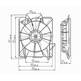 BDY-HO3115128, Body Parts Replacement Electric Cooling Fans for 2005-2010 ODYSSEY - HO3115128 في الإمارات, دبي. Condition - new. Price 330 AED. Photo, seller contacts | AUTO.AE