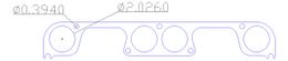 FOG-7145S, Flatout Gaskets Header Gaskets 7145S في الإمارات, دبي. Condition - new. Price 240 AED. Photo, seller contacts | AUTO.AE