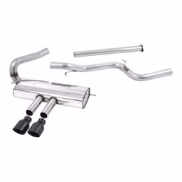 SSXFD112, MILLTEK SSXFD112 Cat-Back Exhaust, 3'' (Dual GT-100 Cerakote Black Tips) for FORD Focus ST Estate / Sedan / Limosine 2012-2018 في الإمارات, دبي. Condition - new. Price 5,650 AED. Photo, seller contacts | AUTO.AE