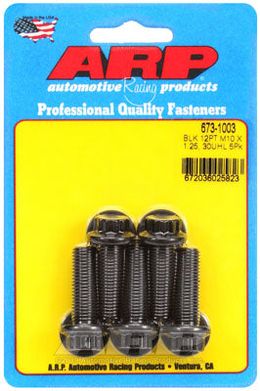 673-1003, ARP 673-1003 Metric Thread Bolt Kit M10 x 1.25 x 30 12pt black oxide bolts в ОАЭ, Дубай. Состояние - новое. Цена 200 AED. Фото, контакты продавца | AUTO.AE