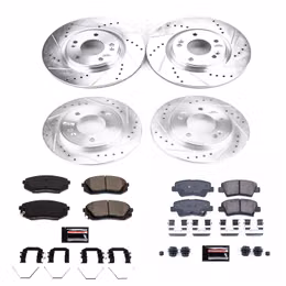 PWR-K8345, PowerStop Z23 Evolution Sport Brake Upgrade Kits for 2020-2023 FORTE, 2019-2021 VELOSTER - K8345 in UAE, Dubai. Condition - new. Price 1,570 AED. Photo, seller contacts | AUTO.AE