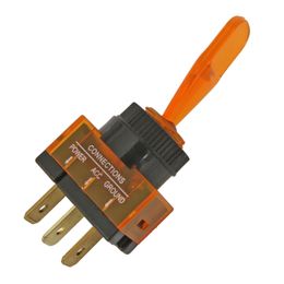 SUM-830882, Summit Racing™ 20 Amp Amber LED Universal Toggle Switch w/Spade Terminals SUM-830882 в ОАЭ, Дубай. Состояние - новое. Цена 30 AED. Фото, контакты продавца | AUTO.AE