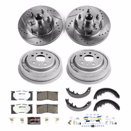 PWR-K15015DK-26, PowerStop Z26 Street Warrior Disc and Drum Brake Upgrade Kits for 1967 FAIRLANE, FALCON, 1965-1967 MUSTANG - K15015DK-26 in UAE, Dubai. Condition - new. Price 2,010 AED. Photo, seller contacts | AUTO.AE