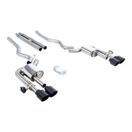 SSXFD421, MILLTEK SSXFD421 Cat-Back Exhaust, 2.76" (Cerakote Black GT-115 Tips) for FORD Mustang Dark Horse (S650) / Mach 1 (S550) في الإمارات, دبي. Condition - new. Price 19,300 AED. Photo, seller contacts | AUTO.AE