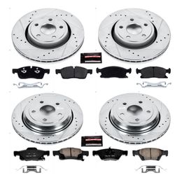 PWR-K7136, PowerStop Z23 Evolution Sport Brake Upgrade Kits for 2021-2024 DURANGO, 2016-2021 GRAND CHEROKEE, 2022 GRAND CHEROKEE WK - K7136 في الإمارات, دبي. Condition - new. Price 3,140 AED. Photo, seller contacts | AUTO.AE