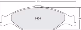 0804.22, PFC 0804.22 Front Brake Pads for FORD Mustang 1999-2004 in UAE, Dubai. Condition - new. Price 520 AED. Photo, seller contacts | AUTO.AE
