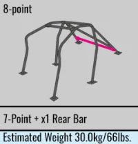 1C6 270 G20, CUSCO 1C6 270 G20 Roll Cage SAFETY 21 (8 point, 2 passenger, Escape Dash) for TOYOTA Yaris (MXPA10) 2020- في الإمارات, دبي. Condition - new. Price 7,100 AED. Photo, seller contacts | AUTO.AE