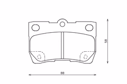 EP422SSY, ENDLESS EP422SSY Rear brake pads LEXUS IS 250/350 (06-12) في الإمارات, دبي. Condition - new. Price 720 AED. Photo, seller contacts | AUTO.AE