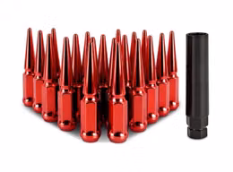 MIO-S2471, Mishimoto Spiked Lug Nuts MMLG-SP1215-20RD в ОАЭ, Дубай. Состояние - новое. Цена 480 AED. Фото, контакты продавца | AUTO.AE