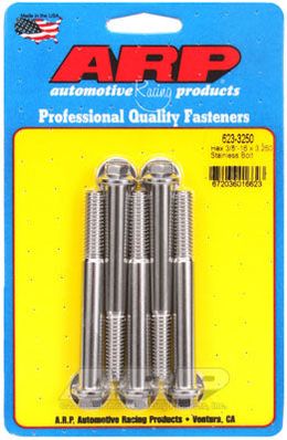 623-3250, ARP 623-3250 SAE Bolt Kit 3/8-16 x 3.250 hex SS bolts في الإمارات, دبي. Condition - new. Price 250 AED. Photo, seller contacts | AUTO.AE