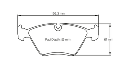 1295-RST3, PAGID 1295-RST3 Brake Pads RST3 (Front) for BMW M3 [E46] & M3 CSL 00 - 07/Z4M in UAE, Dubai. Condition - new. Price 1,700 AED. Photo, seller contacts | AUTO.AE
