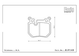 EIP145MA45B, ENDLESS EIP145MA45B Rear brake pads BMW E87/E90/E91 في الإمارات, دبي. Condition - new. Price 2,070 AED. Photo, seller contacts | AUTO.AE