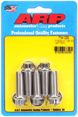 714-1250, ARP 714-1250 SAE Bolt Kit 7/16-20 x 1.250 12pt SS bolts في الإمارات, دبي. Condition - new. Price 250 AED. Photo, seller contacts | AUTO.AE