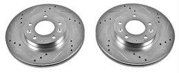 PWR-JBR-1157XPR, PowerStop Evolution Drilled and Slotted Rotors for 2006-2015 MX-5 MIATA - JBR1157XPR in UAE, Dubai. Condition - new. Price 710 AED. Photo, seller contacts | AUTO.AE