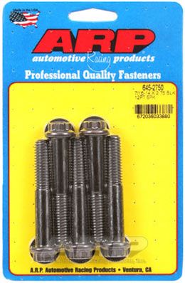 645-2750, ARP 645-2750 SAE Bolt Kit 7/16-14 X 2.750 12pt 1/2 wrenching black oxide bolts в ОАЭ, Дубай. Состояние - новое. Цена 230 AED. Фото, контакты продавца | AUTO.AE