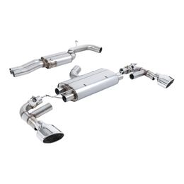 SSXAU961, MILLTEK SSXAU961 Cat-Back Exhaust, 3.15" (Polished Trims) for AUDI TTRS 2.5L TFSI Quattro 2016- в ОАЭ, Дубай. Состояние - новое. Цена 16 350 AED. Фото, контакты продавца | AUTO.AE