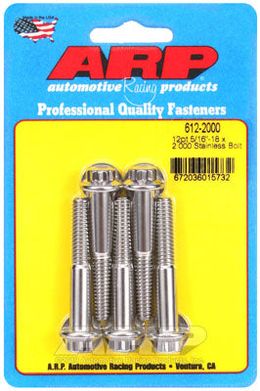 612-2000, ARP 612-2000 SAE Bolt Kit 5/16-18 x 2.000 12pt SS bolts в ОАЭ, Дубай. Состояние - новое. Цена 230 AED. Фото, контакты продавца | AUTO.AE