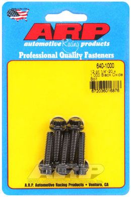 640-1000, ARP 640-1000 SAE Bolt Kit 1/4-20 x 1.000 12pt black oxide bolts في الإمارات, دبي. Condition - new. Price 170 AED. Photo, seller contacts | AUTO.AE