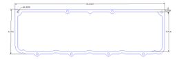 FOG-6019-2, Flatout Gaskets Valve Cover Gaskets 6019.2 в ОАЭ, Дубай. Состояние - новое. Цена 350 AED. Фото, контакты продавца | AUTO.AE