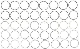 MAH-41858CP, Mahle Original Premium Piston Ring Sets 41858CP in UAE, Dubai. Condition - new. Price 330 AED. Photo, seller contacts | AUTO.AE