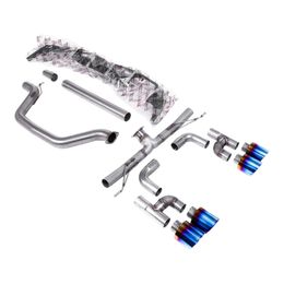 SSXVW695, MILLTEK SSXVW695 Filter-Back Exhaust, 3.15" (Blue Titanium GT-115 Tips) for VW Golf GTI (MK8) in UAE, Dubai. Condition - new. Price 15,520 AED. Photo, seller contacts | AUTO.AE