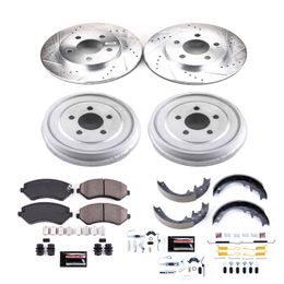 PWR-K15216DK, PowerStop Z23 Evolution Sport Disc and Drum Brake Upgrade Kits for 2002 LIBERTY - K15216DK in UAE, Dubai. Condition - new. Price 1,970 AED. Photo, seller contacts | AUTO.AE