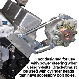 SUM-420101, Summit Racing™ Chrome SBC Alternator Bracket SUM-420101 в ОАЭ, Дубай. Состояние - новое. Цена 660 AED. Фото, контакты продавца | AUTO.AE