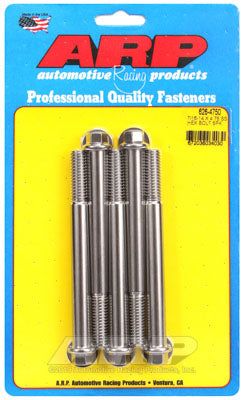 626-4750, ARP 626-4750 SAE Bolt Kit 7/16-14 X 4.750 hex SS bolts في الإمارات, دبي. Condition - new. Price 330 AED. Photo, seller contacts | AUTO.AE
