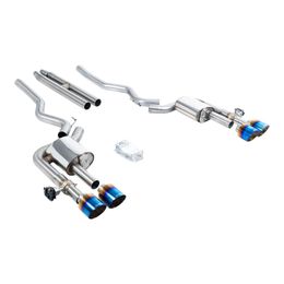 SSXFD423, MILLTEK SSXFD423 Cat-Back Exhaust, 2.76" (Blue Titanium GT-115 Tips) for FORD Mustang Dark Horse (S650) / Mach 1 (S550) في الإمارات, دبي. Condition - new. Price 21,760 AED. Photo, seller contacts | AUTO.AE
