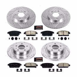 PWR-K5555, PowerStop Z23 Evolution Sport Brake Upgrade Kits for 2014-2015 CRUZE, 2012-2017 VERANO, 2011-2015 VOLT - K5555 in UAE, Dubai. Condition - new. Price 2,050 AED. Photo, seller contacts | AUTO.AE